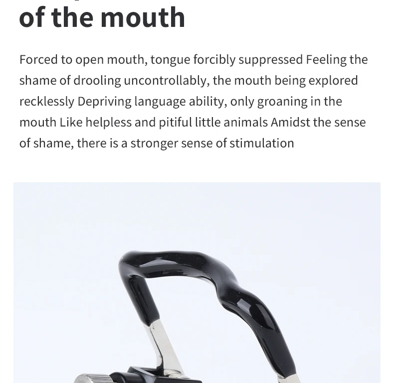 Mouth Plug Adjustable Metal BDSM Gag Mouth Restraint with Tongue Press Open Mouth Gag Fetish Ball Gag Adult Mouth Sex Toy Mouth Plug Adjustable Metal BDSM Gag Mouth Restraint with Tongue Press Open Mouth Gag Fetish Ball Gag Adult Mouth Sex Toy