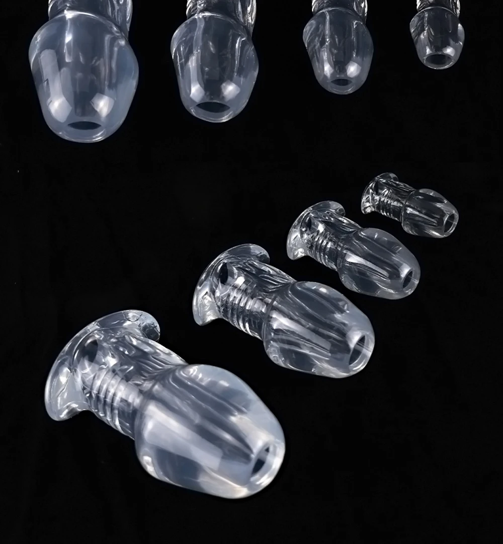 Hollow Anal Butt Plug Tunnel Anal Trainer Stimulation Vagina Anus Dilator Enema Butt Plug BDSM Toys Sex Toys for Adult