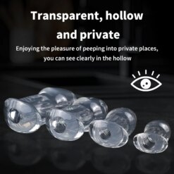 Alternative view of Plug Anal Oco Hollow Pênis Glans Shape Butt Plug