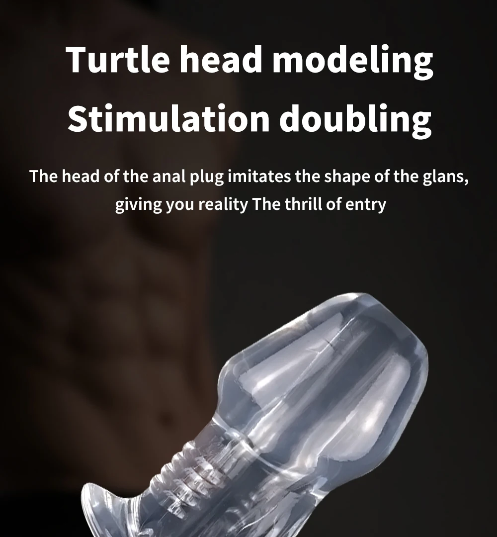 Hollow Anal Butt Plug Tunnel Anal Trainer Stimulation Vagina Anus Dilator Enema Butt Plug BDSM Toys Sex Toys for Adult