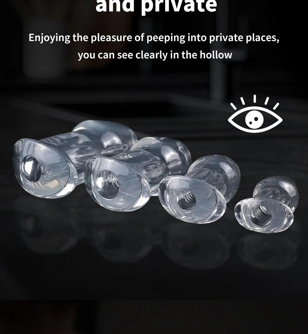 Hollow Anal Butt Plug Tunnel Anal Trainer Stimulation Vagina Anus Dilator Enema Butt Plug BDSM Toys Sex Toys for Adult