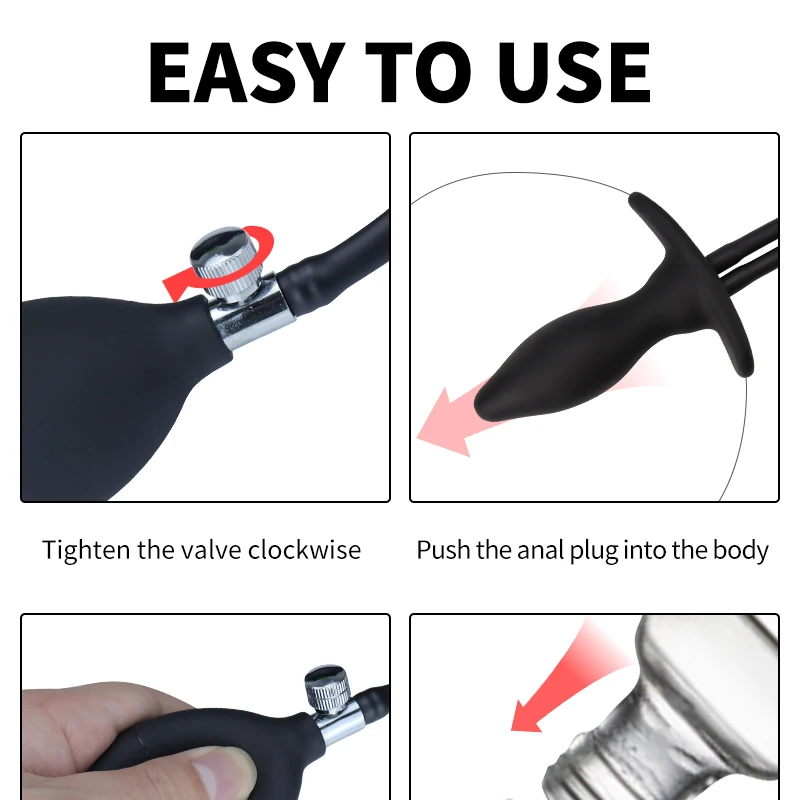 Water Squirt Inflatable Anal Plug Expander Enema Training Butt Plug Anus Dilator Ass Douche Bdsm Sex Toy for Men Gay Water Squirt Inflatable Anal Plug Expander Enema Training Butt Plug Anus Dilator Ass Douche Bdsm Sex Toy for Men Gay