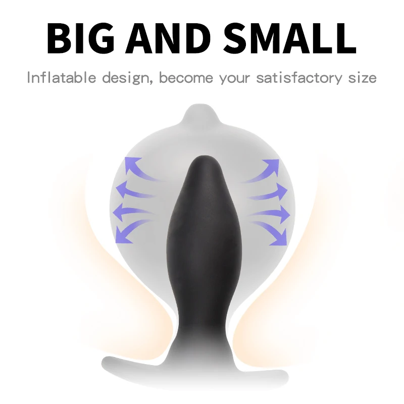 Plug Anal Inflável Esguicho Chuca Inflatable Anal Plug - Imagem 2