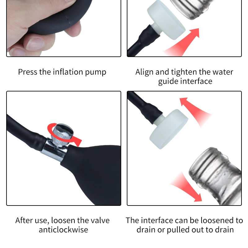 Water Squirt Inflatable Anal Plug Expander Enema Training Butt Plug Anus Dilator Ass Douche Bdsm Sex Toy for Men Gay Water Squirt Inflatable Anal Plug Expander Enema Training Butt Plug Anus Dilator Ass Douche Bdsm Sex Toy for Men Gay