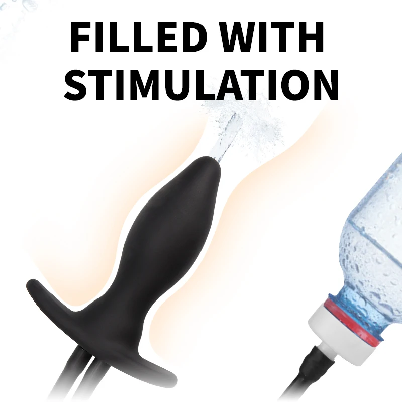 Water Squirt Inflatable Anal Plug Expander Enema Training Butt Plug Anus Dilator Ass Douche Bdsm Sex Toy for Men Gay Water Squirt Inflatable Anal Plug Expander Enema Training Butt Plug Anus Dilator Ass Douche Bdsm Sex Toy for Men Gay