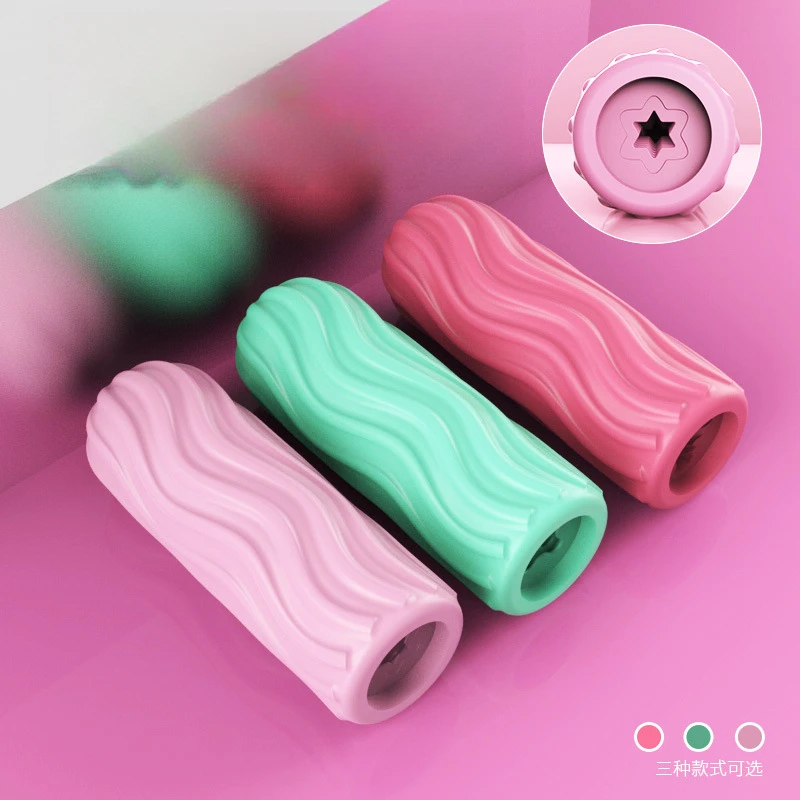 Portable Airplane Cup Male Manual Silicone Masturbator Jerk Cup Penis Stamina Exerciser Delay Ejaculation Adults Erotic Products