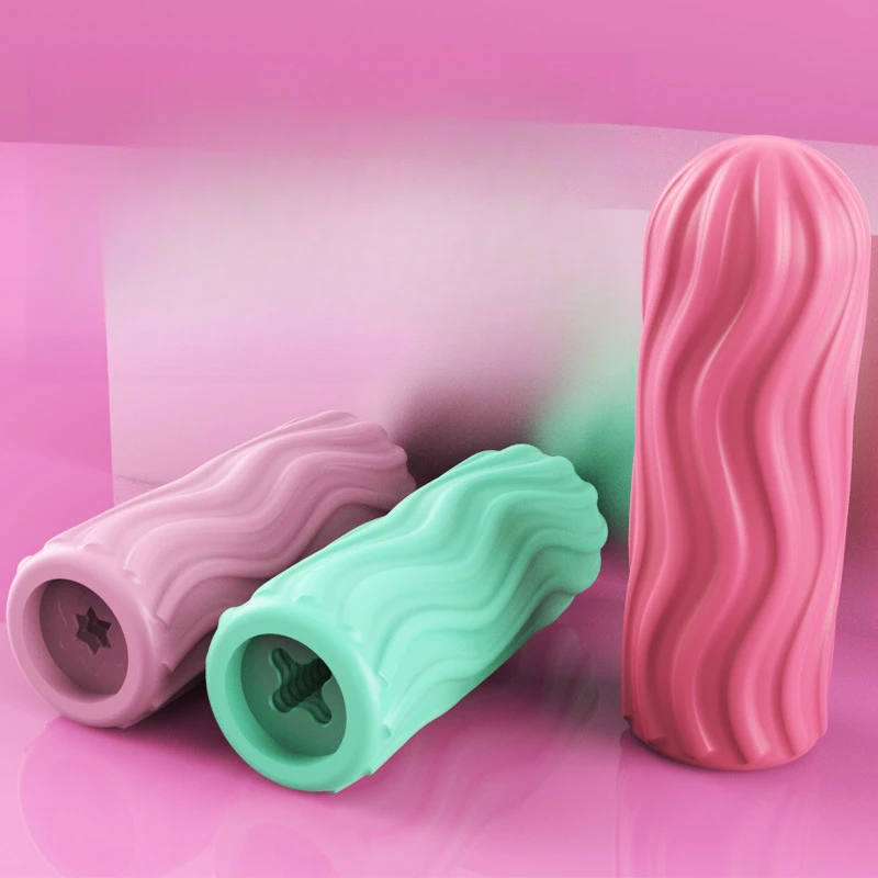 Portable Airplane Cup Male Manual Silicone Masturbator Jerk Cup Penis Stamina Exerciser Delay Ejaculation Adults Erotic Products