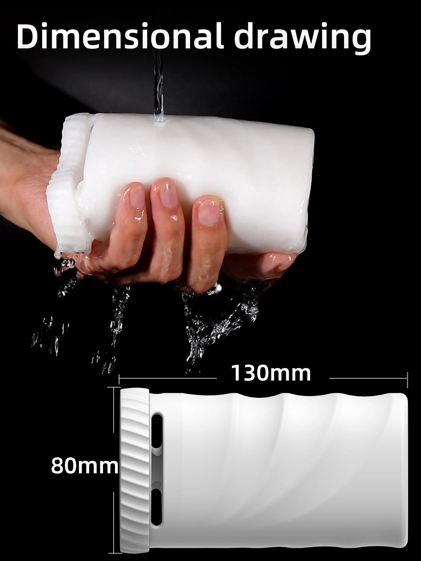 Male Masturbation Sex Toy Delay Trainer TPE Soft Rubber Three Channel Vaginal Penis Massage Airplane Cup Adult Products massage