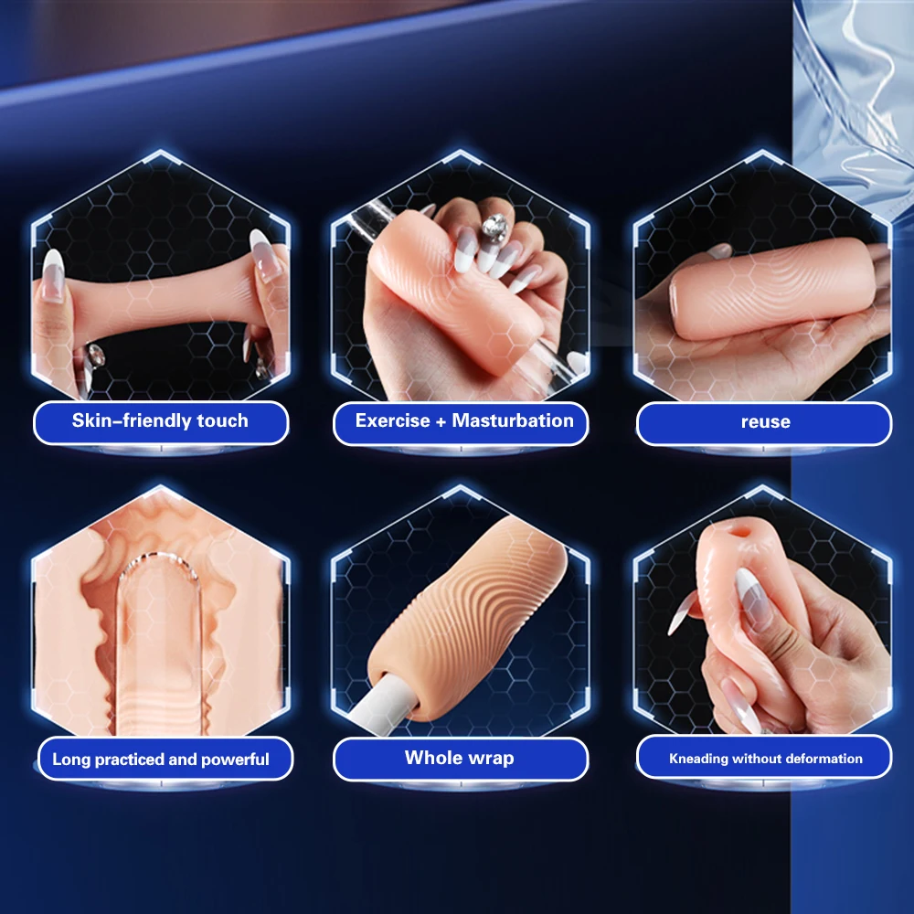 Masturbation Cup Portable Penis Massage Men Soft Vagina Anal Masturbator Sex Product Portable Peni Trainer for Men Adult Product