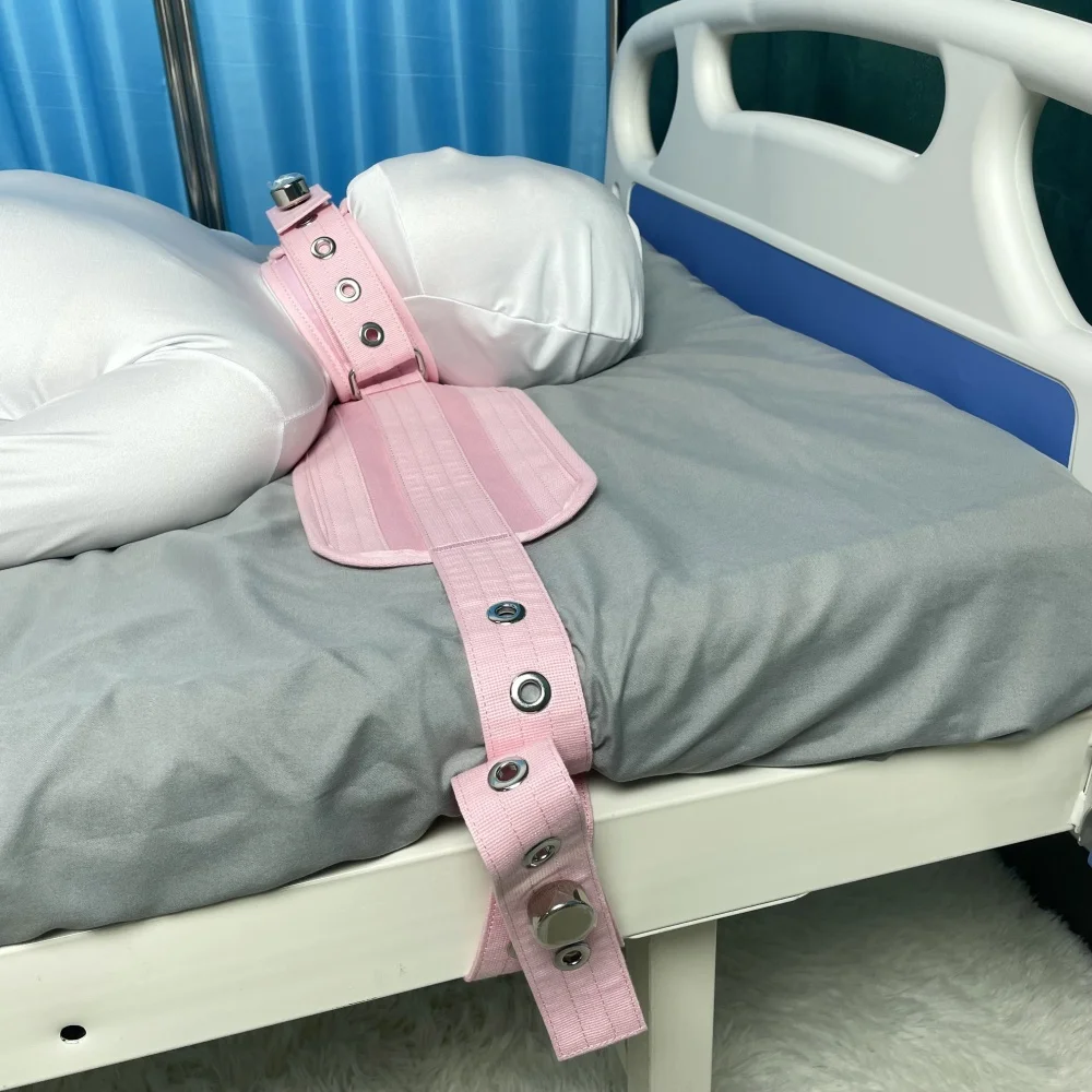 Magnetic Lock Neck Fixing Strap Quick Release Restraints Medical Gear for Manic Episode Fall Prevention Agitated Behave Control