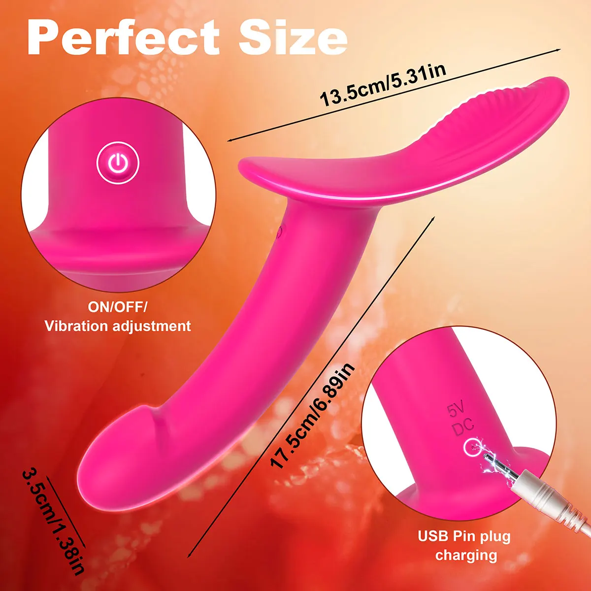 Wearable Remote Control Dildo Vibrator Dual Motor Vibration Clitoral And G-Spot Stimulation Sex Toys for Lesbian And Women Adult