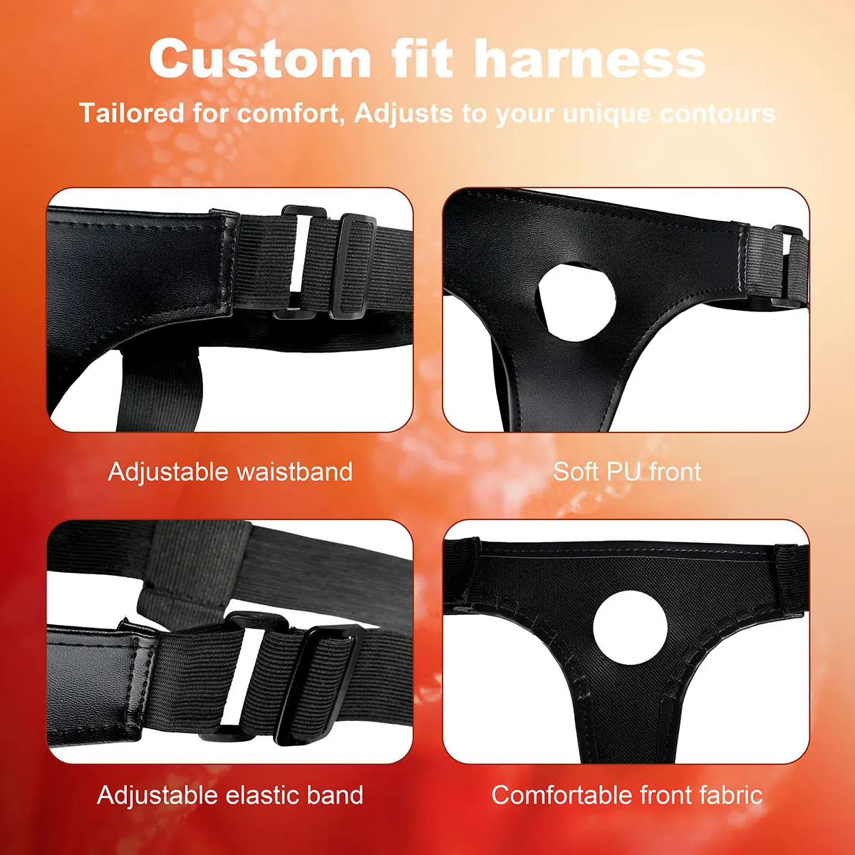 Wearable Remote Control Dildo Vibrator Dual Motor Vibration Clitoral And G-Spot Stimulation Sex Toys for Lesbian And Women Adult