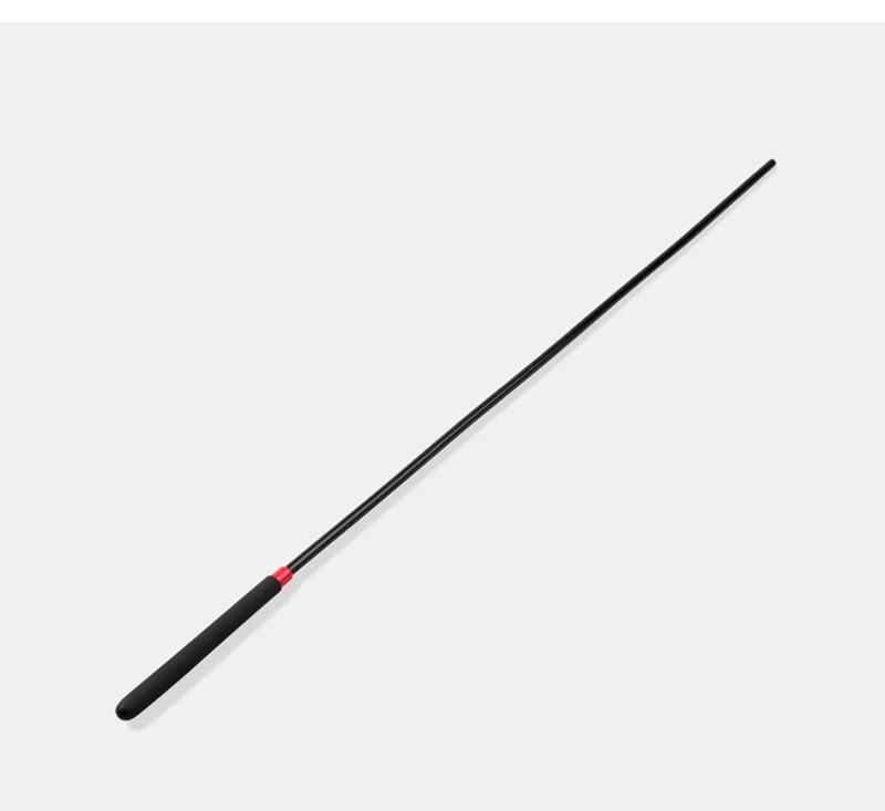 60CM Resin Material Long Straight Whip Riding Crop Flogger Black Glossy Handle Cover Paddle Slapper for Horse Training