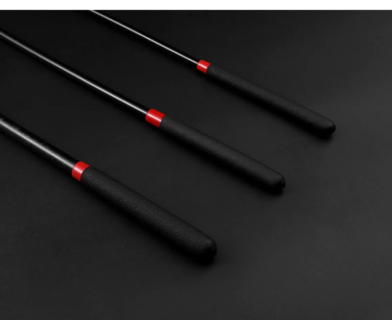 60CM Resin Material Long Straight Whip Riding Crop Flogger Black Glossy Handle Cover Paddle Slapper for Horse Training