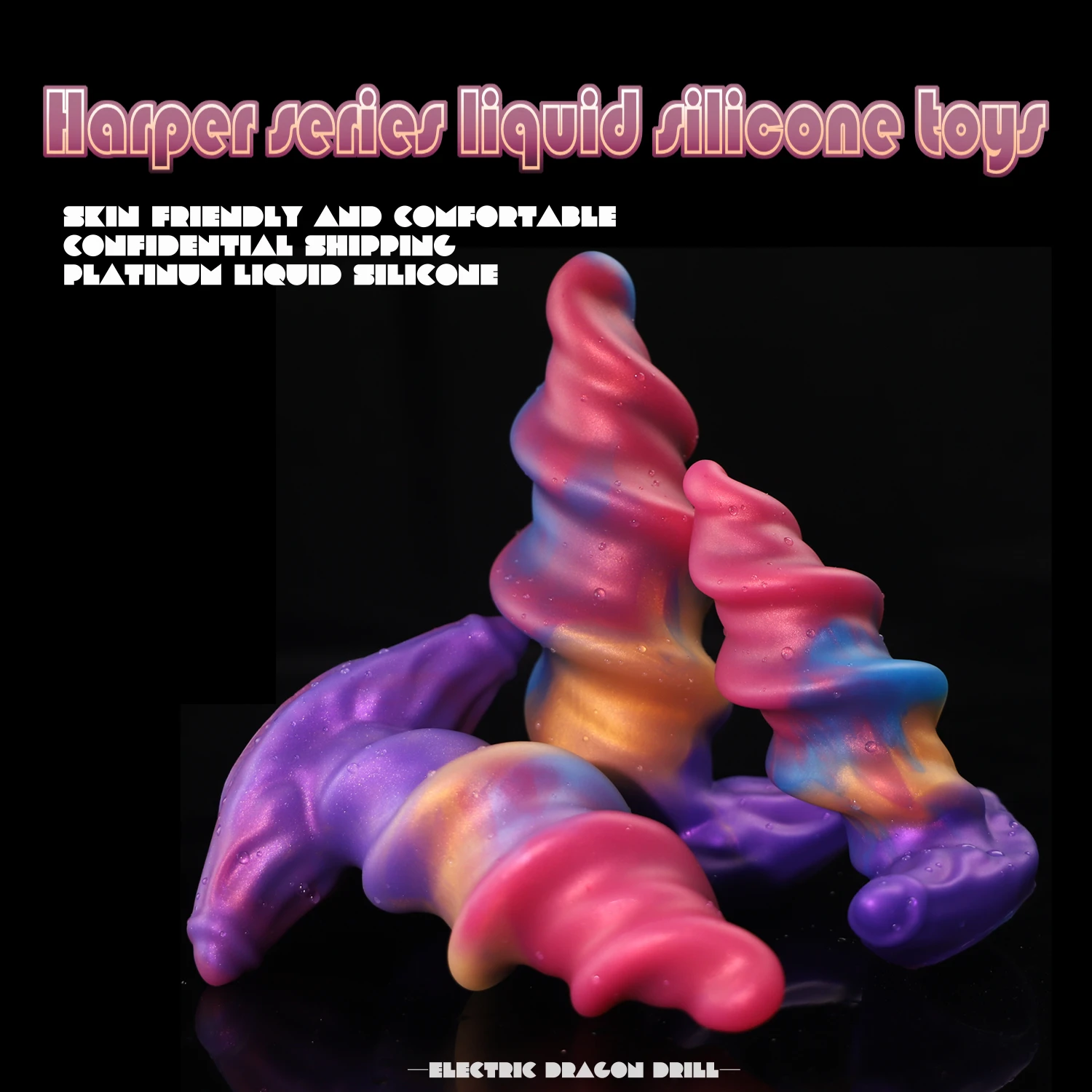 Silicone Screw Anal Plug Soft Butt Plug for Prostate Massage Big Dilation Sex Toys for Women/Men/Gay Adult Product Wearable Dick