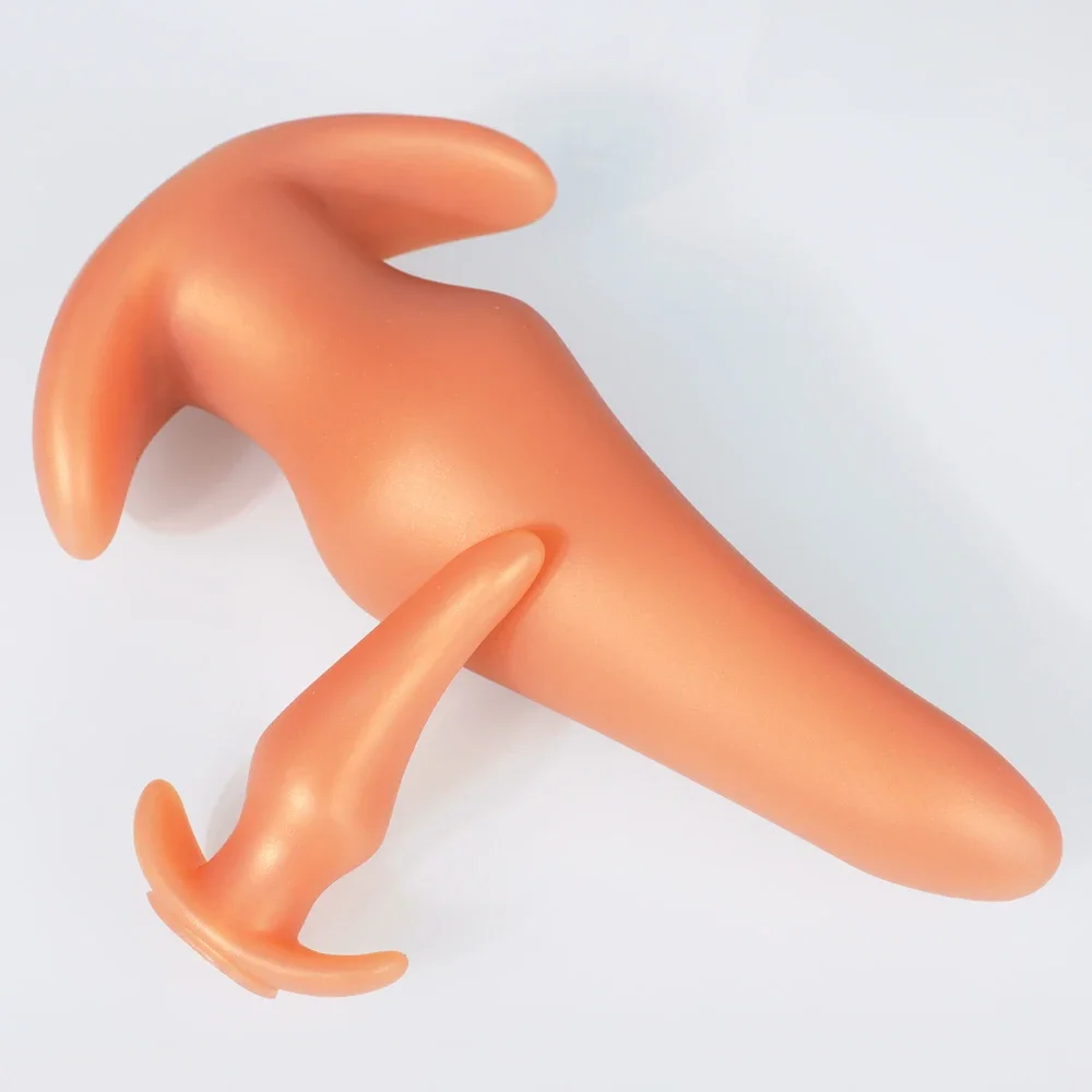 Wearable Anti Drop Soft Anal Plugs Prostate Massage Liquid Silicone Huge Butt Plug Anal Training Comfortable To Wear Butt Plug