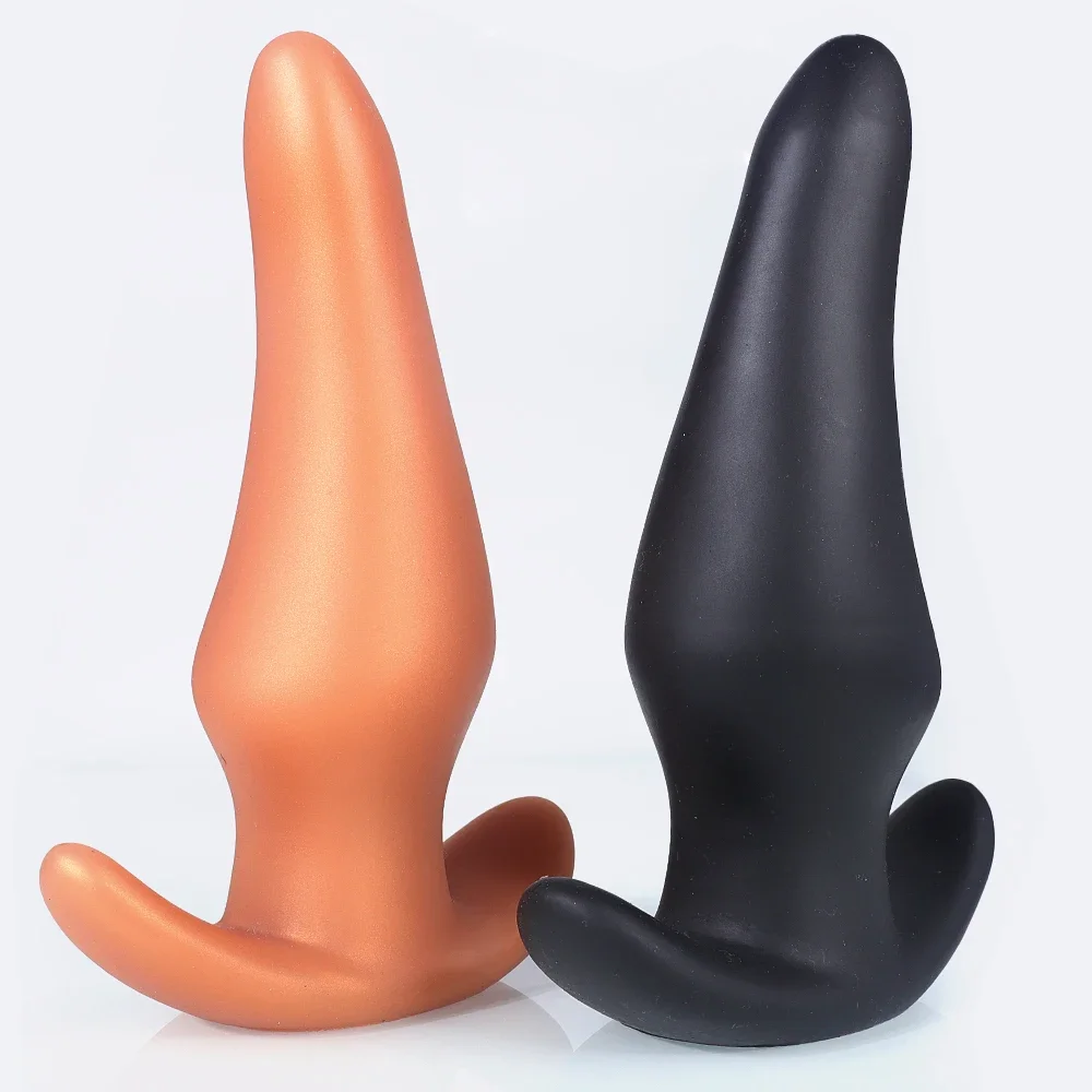 Wearable Anti Drop Soft Anal Plugs Prostate Massage Liquid Silicone Huge Butt Plug Anal Training Comfortable To Wear Butt Plug