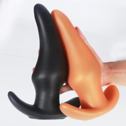 Plug Anal Macio Silicone 4 Tamanhos Soft Anal Plug
