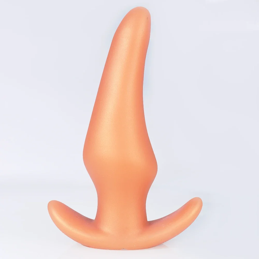 Wearable Anti Drop Soft Anal Plugs Prostate Massage Liquid Silicone Huge Butt Plug Anal Training Comfortable To Wear Butt Plug