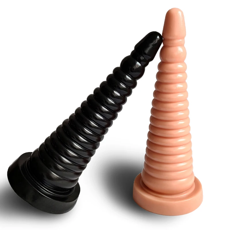 Plug Anal Grande Escalonado em Silicone com textura - Imagem 6
