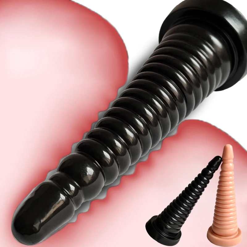 Plug Anal Grande Escalonado em Silicone com textura