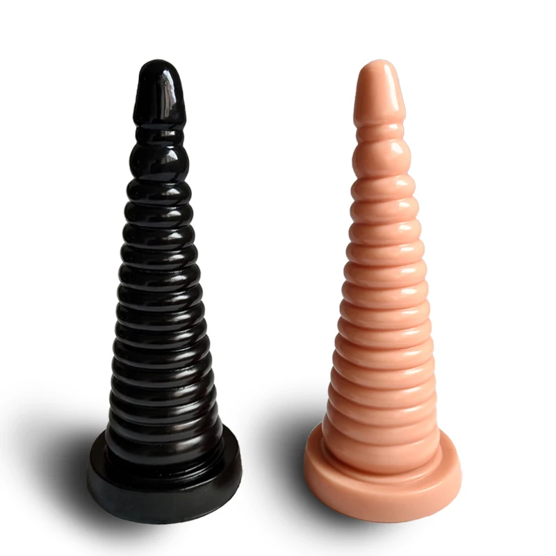 Plug Anal Grande Escalonado em Silicone com textura - Imagem 4
