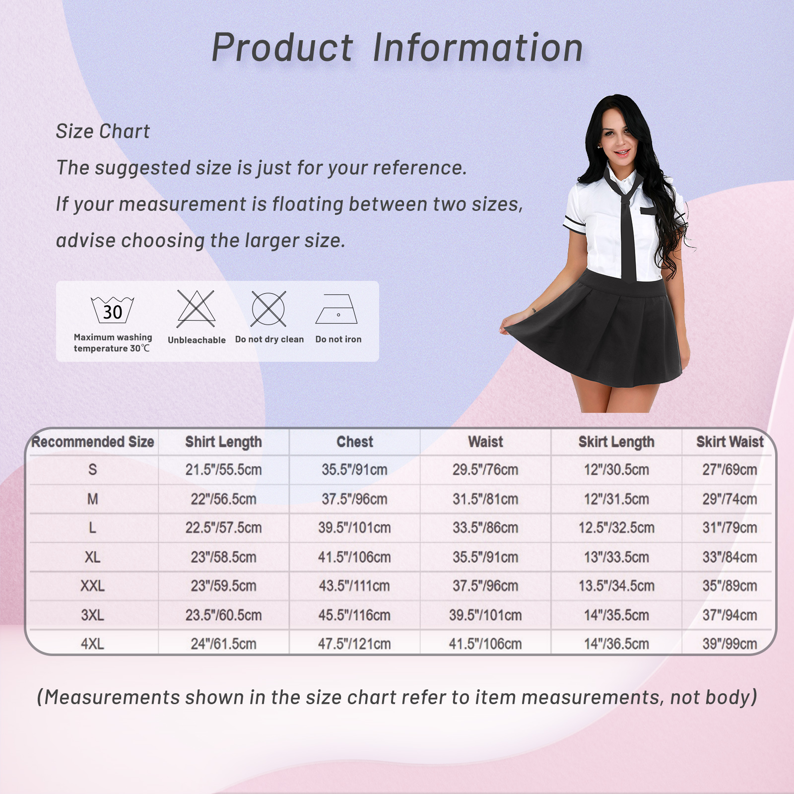 3Pcs Womens Schoolgirl Cosplay Costume Kawaii JK Japanese School Student Uniform Short Sleeve Shirt with Plaid Skirt And Tie Set