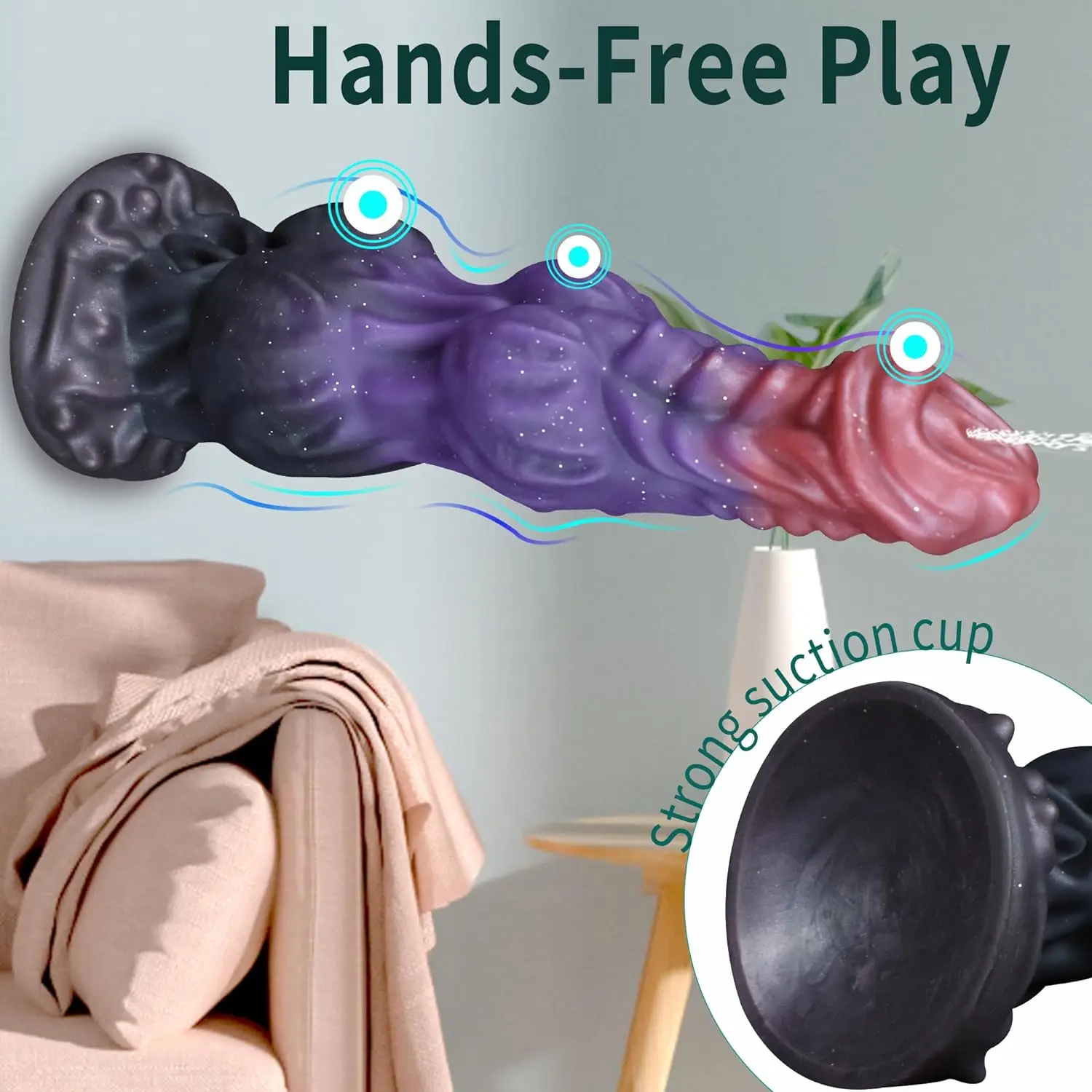 Huge Monster Dildo Squirting Fantasy Dildo Dragon Horse Dog Dildo Knotted Ejaculating Toy Big Anal Silicone Adult Toys for Women