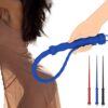 Chicote de Silicone Slave Spanking Whip BDSM Flogger