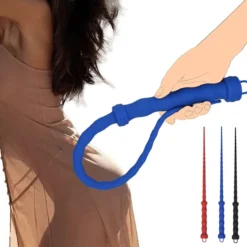 Chicote de silicone slave spanking whip nas três cores