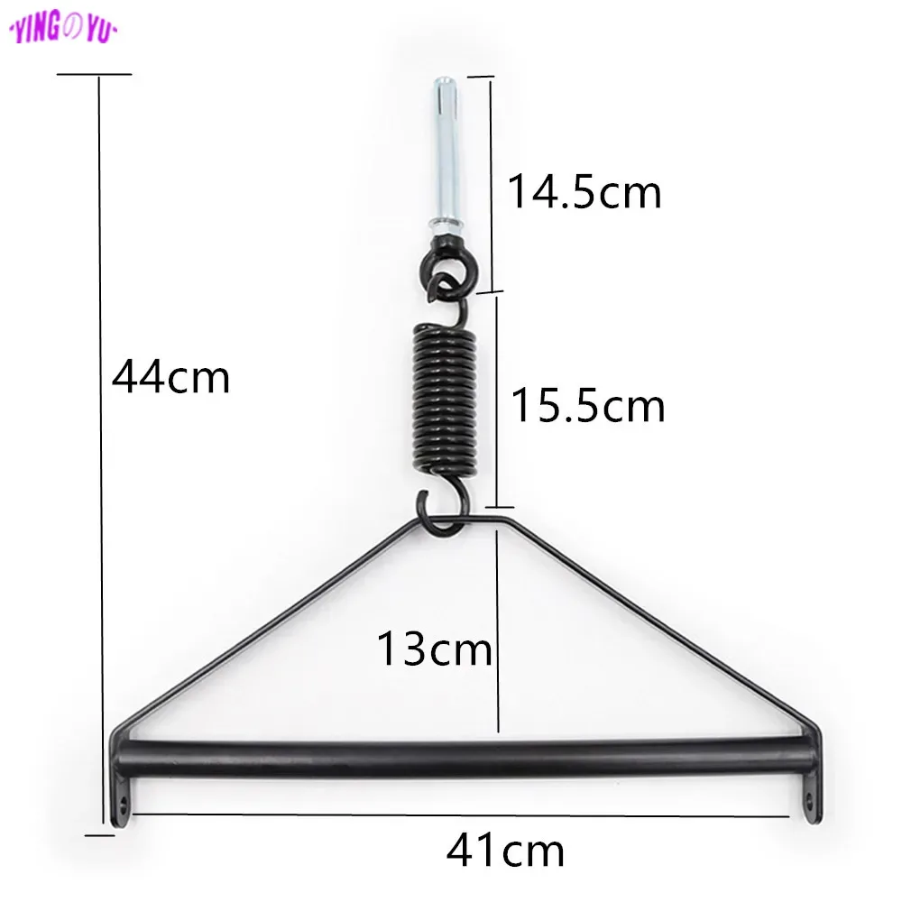 Medidas do kit de teto: barra de 41 cm, mola de 15,5 cm e parafuso de 14,5 cm