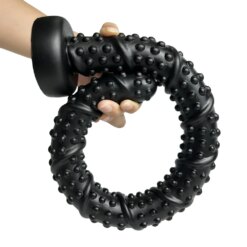 Dildo Gigante Rosca Textura Espiral Long Dildo Buttplug 50CM