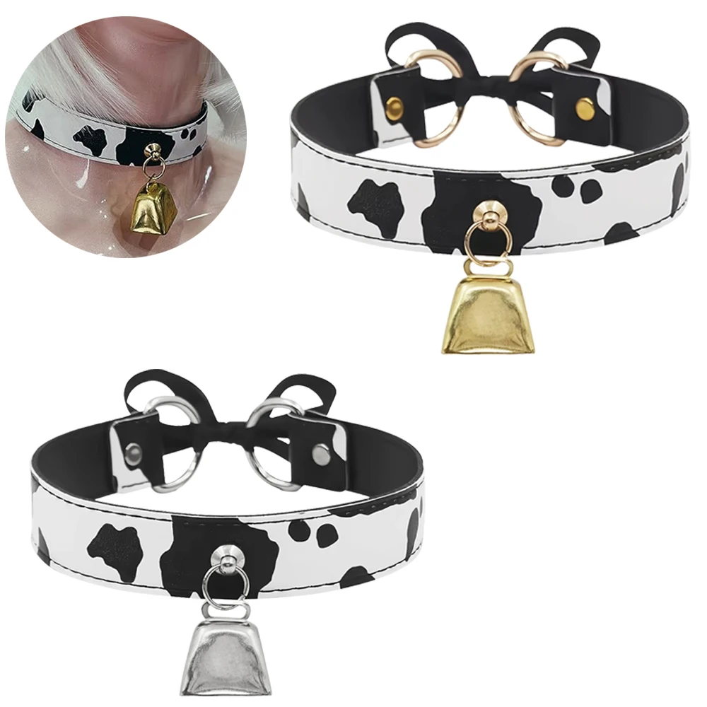 Gargantilha Sexy Vaca com Sino de Metal Sexy Cow Choker - Imagem 2
