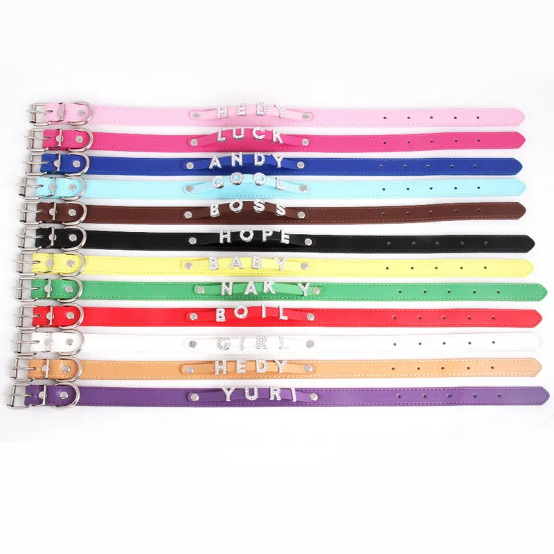 Punk Leather Collar DIY Custom Name Necklace Personalized Letter Angel Queen Choker for Women Men Sexy Cosplay Jewelry Gifts Punk Leather Collar DIY Custom Name Necklace Personalized Letter Angel Queen Choker for Women Men Sexy Cosplay Jewelry Gifts