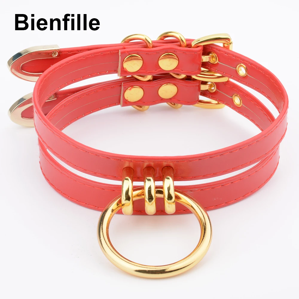 Gargantilha Dupla Estilo Coleira com Argola Necklace Choker - Imagem 6