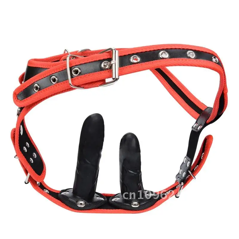 Big Long Strap on Dildo for Women Huge Silicone Triple Toys No with Panty Plug Dildo Vibration Anal Sex Lesbian Strapons