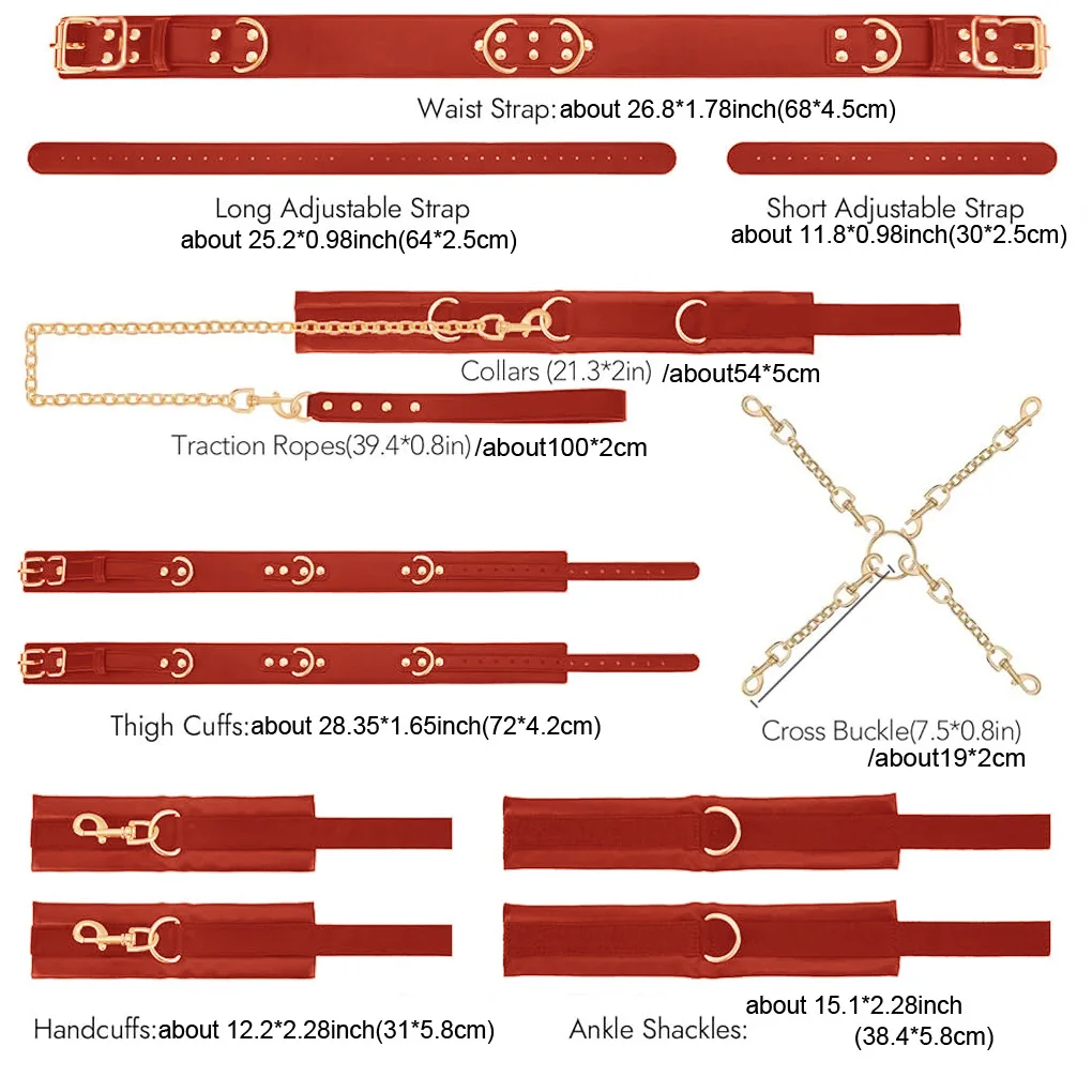 Adjustable Reverse Handcuffs With Chain Foot Cuffs Erotic Toys Kits Leather Binding Strap Toy For Women BDSM Adult Sex Toys 18+ Adjustable Reverse Handcuffs With Chain Foot Cuffs Erotic Toys Kits Leather Binding Strap Toy For Women BDSM Adult Sex Toys 18+