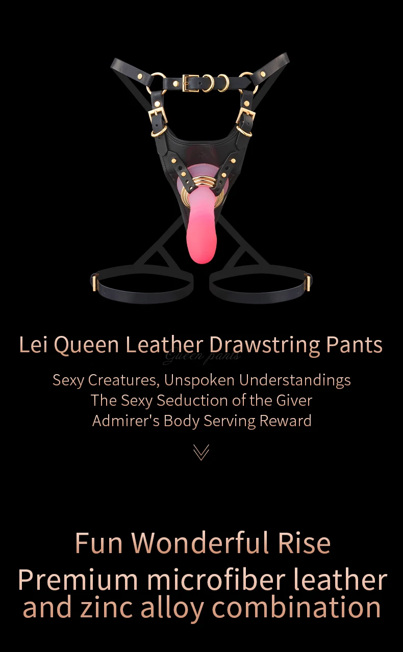 Savanda Fetish Sexy Adult Female Strapon Dildo Dick Penetration Erotic Products Bondage Clothes Set Adult SM Kit BDSM Sex Toys