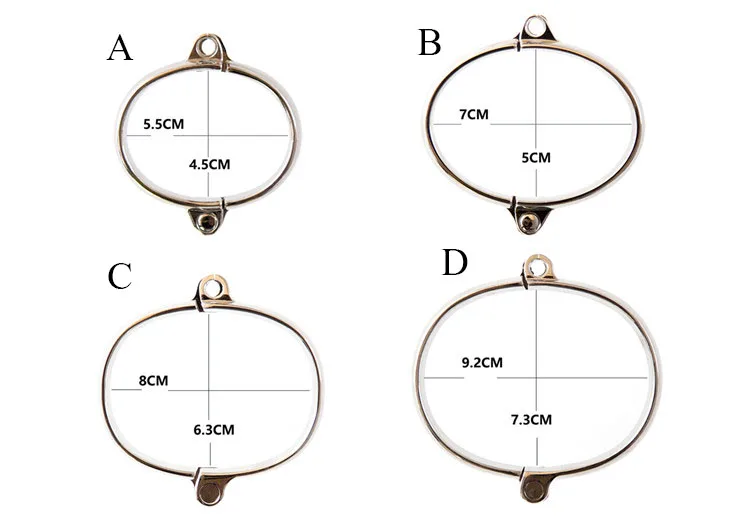 Metal Steel Handcuffs Wrist Ankle Cuffs with Chain and Lock Spreader Bar BDSM Restraints Adult Game Sex Toys for Women Men