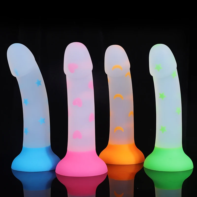 Consolo Luminoso Com Ventosa Jelly Soft Dildo - Imagem 3