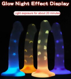 Alternative view of Consolo Luminoso Com Ventosa Jelly Soft Dildo
