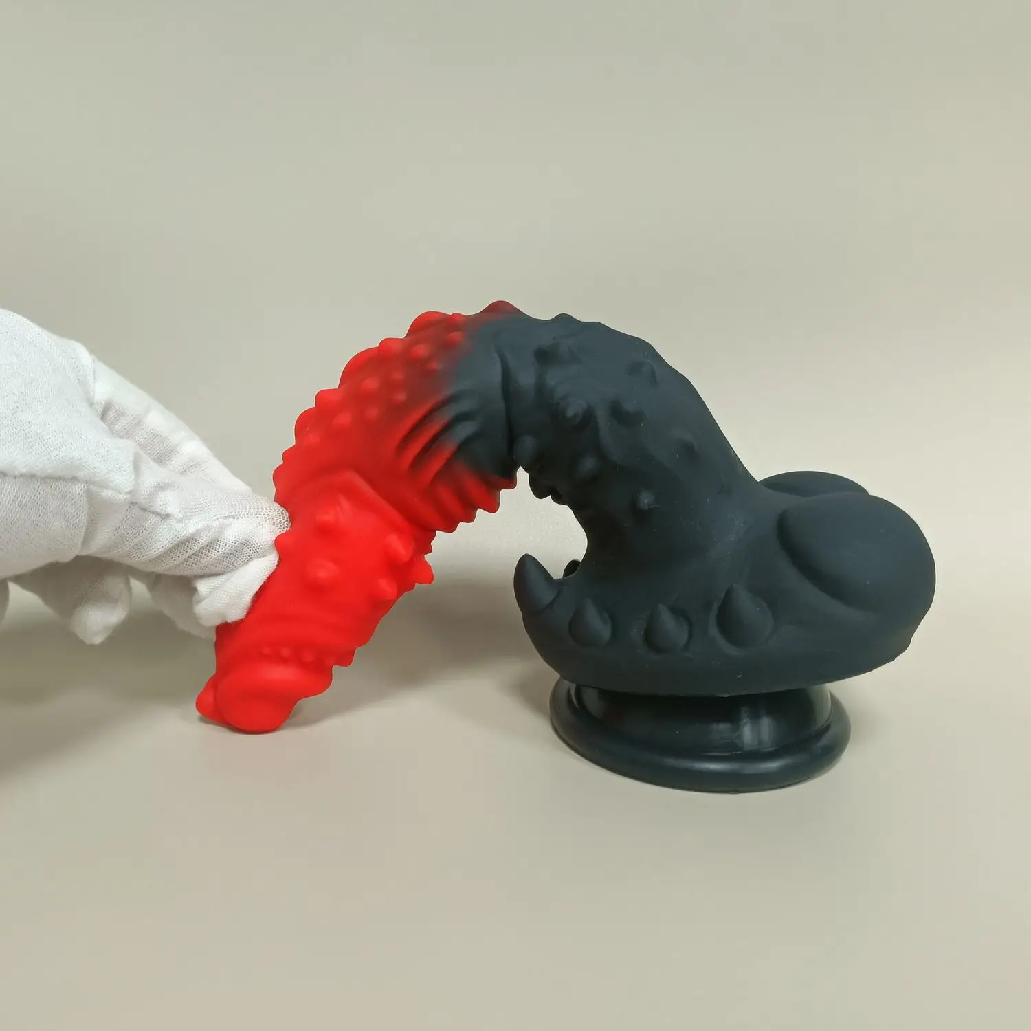 Dildo Preto e Vermelho Dragão com Textura Black Red Magic Dragon - Imagem 2