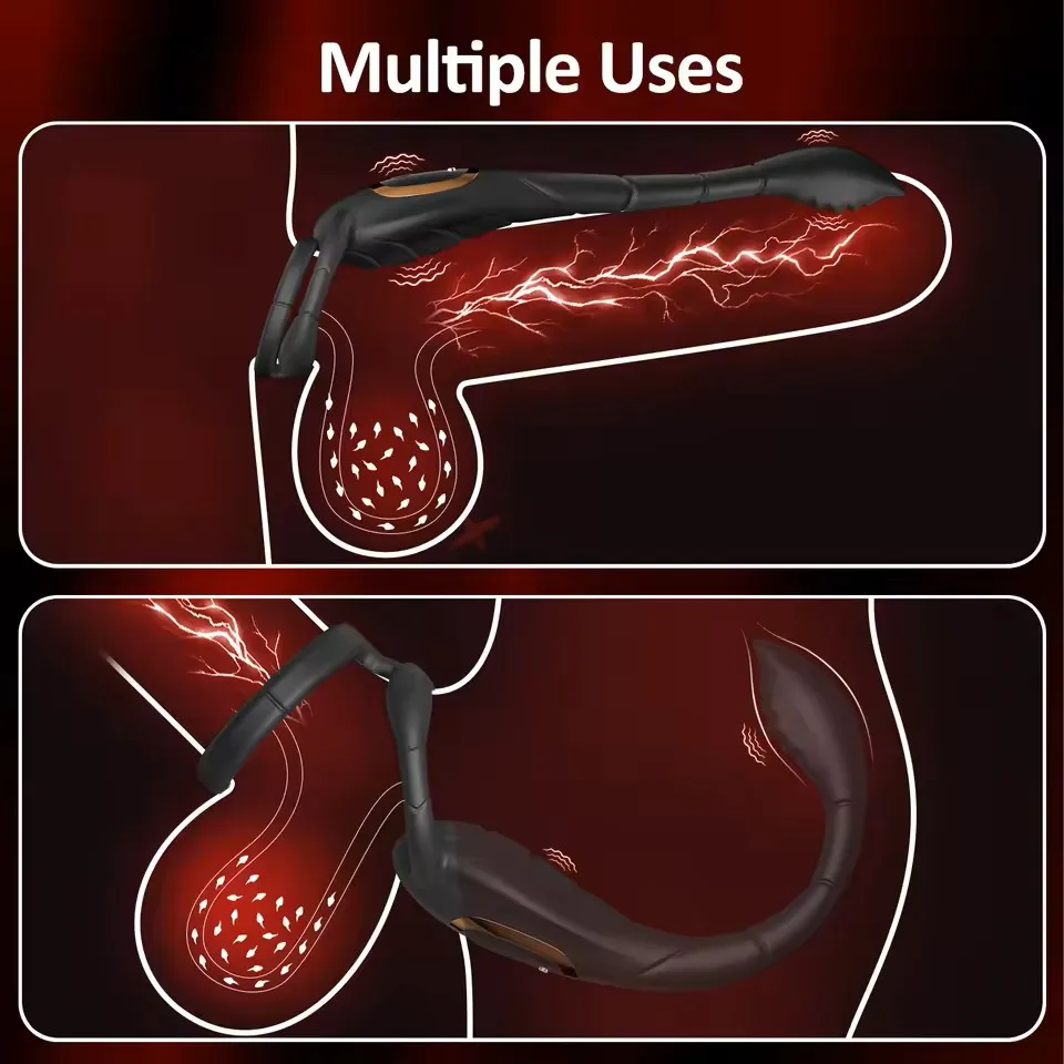 Male Penis Ring Vibrator Wireless Butt Plug Prostate Massager Cock Ring for Men Semen Lock Anal Plug Stimulator Adult Sexy Toys Male Penis Ring Vibrator Wireless Butt Plug Prostate Massager Cock Ring for Men Semen Lock Anal Plug Stimulator Adult Sexy Toys
