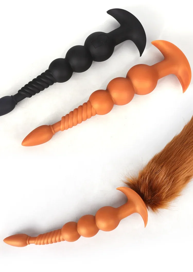 Super Anal Beads Plug Large Ball Dildo Butt Plug Dilator Role Play Vaginal Ass Tail Adult Anus Sex Toys Cosplay Prop Sex Product Super Anal Beads Plug Large Ball Dildo Butt Plug Dilator Role Play Vaginal Ass Tail Adult Anus Sex Toys Cosplay Prop Sex Product