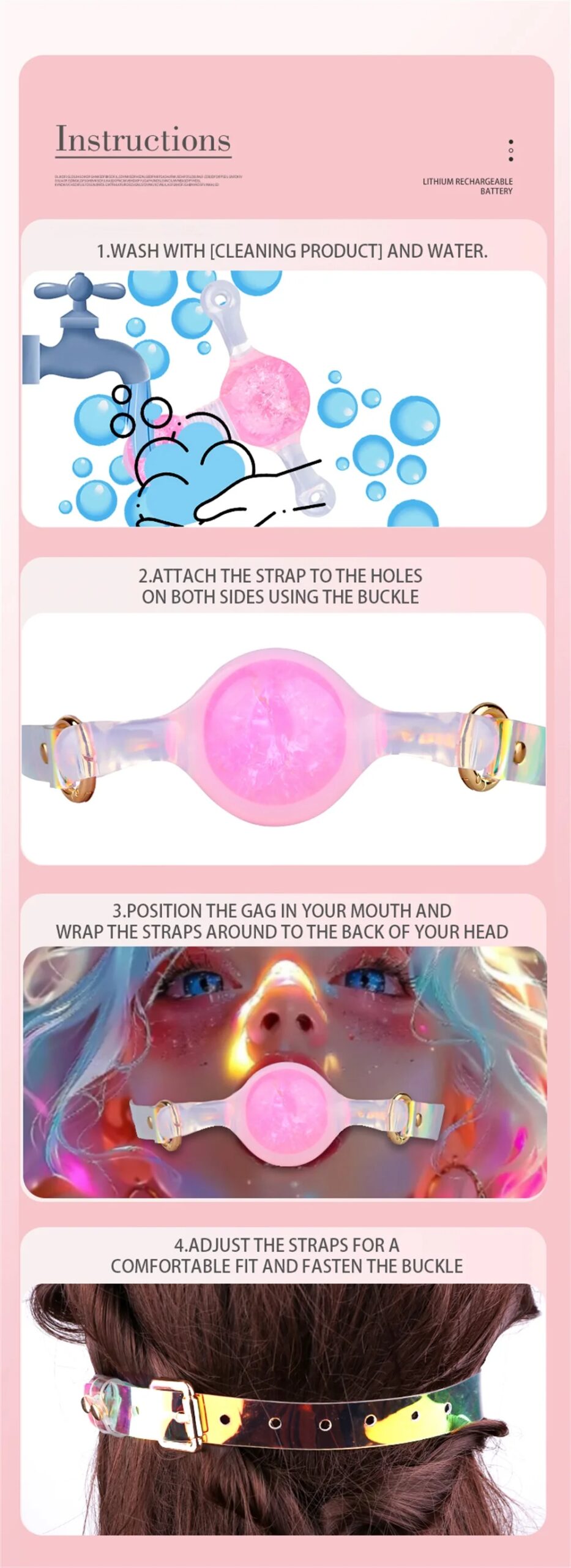 NSFU Adult Toys Sex Products Fantasy Gag Ball Bdsm Sex Bondage Set Silicone Mouth Gag Exotic Accessories Sex Toys For Women Men NSFU Adult Toys Sex Products Fantasy Gag Ball Bdsm Sex Bondage Set Silicone Mouth Gag Exotic Accessories Sex Toys For Women Men