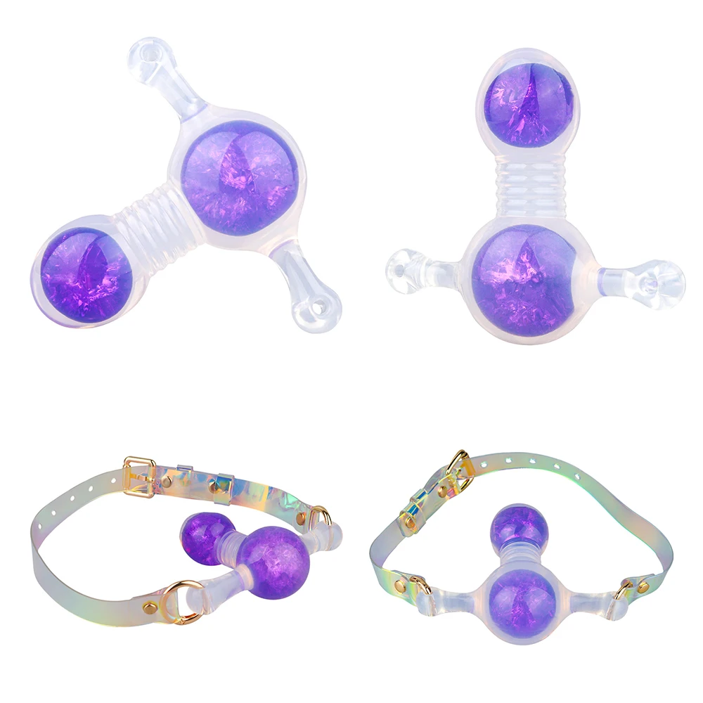 NSFU Mordaça de Silicone Gag Ball Bdsm - Imagem 3