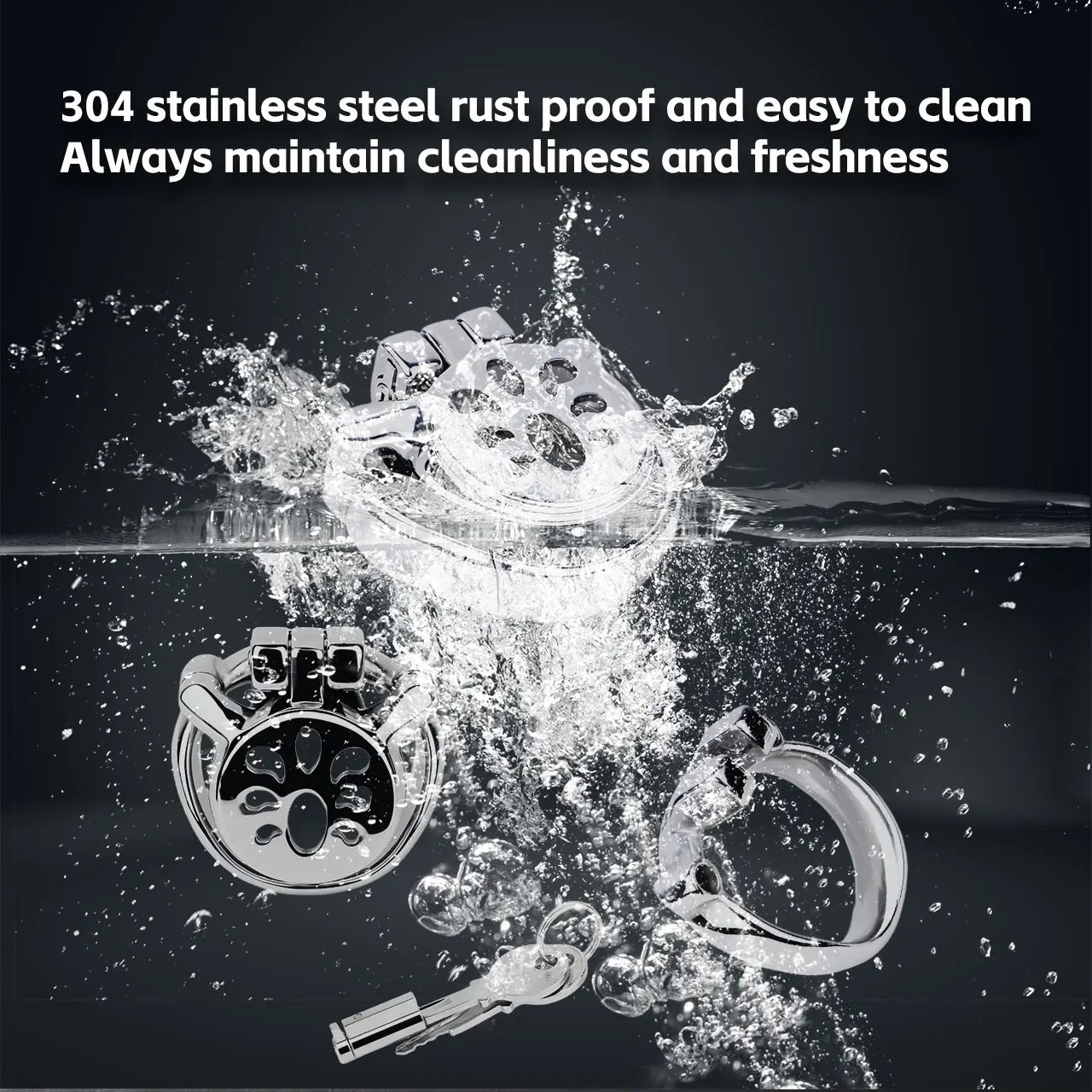 LEZEE Male Negative Chastity Cages Urethral Hole Male Enhancement Ring Penis Cockring Enhancer BDSM Cock Lock Sex Toys For Men LEZEE Male Negative Chastity Cages Urethral Hole Male Enhancement Ring Penis Cockring Enhancer BDSM Cock Lock Sex Toys For Men