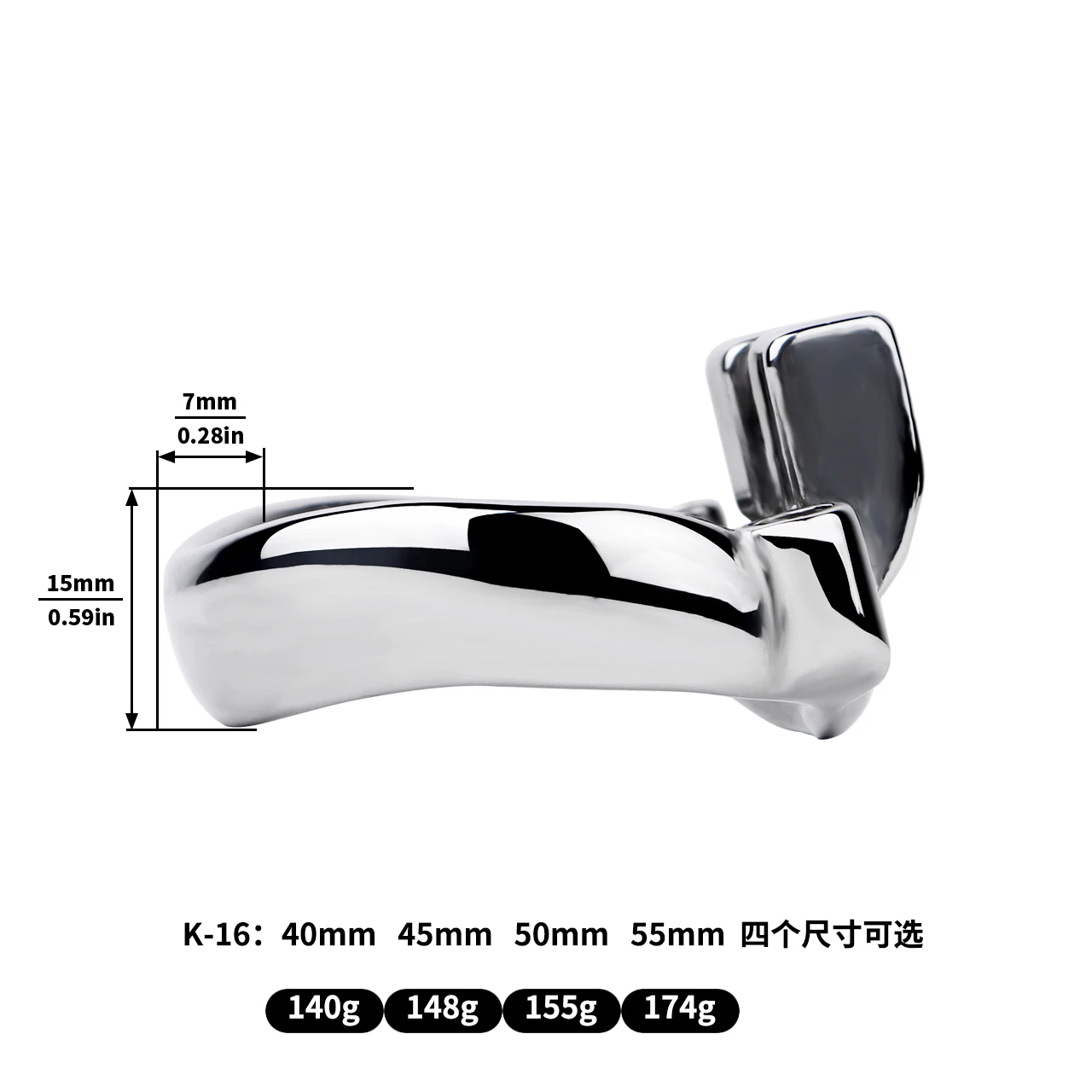 LEZEE Male Negative Chastity Cages Urethral Hole Male Enhancement Ring Penis Cockring Enhancer BDSM Cock Lock Sex Toys For Men LEZEE Male Negative Chastity Cages Urethral Hole Male Enhancement Ring Penis Cockring Enhancer BDSM Cock Lock Sex Toys For Men