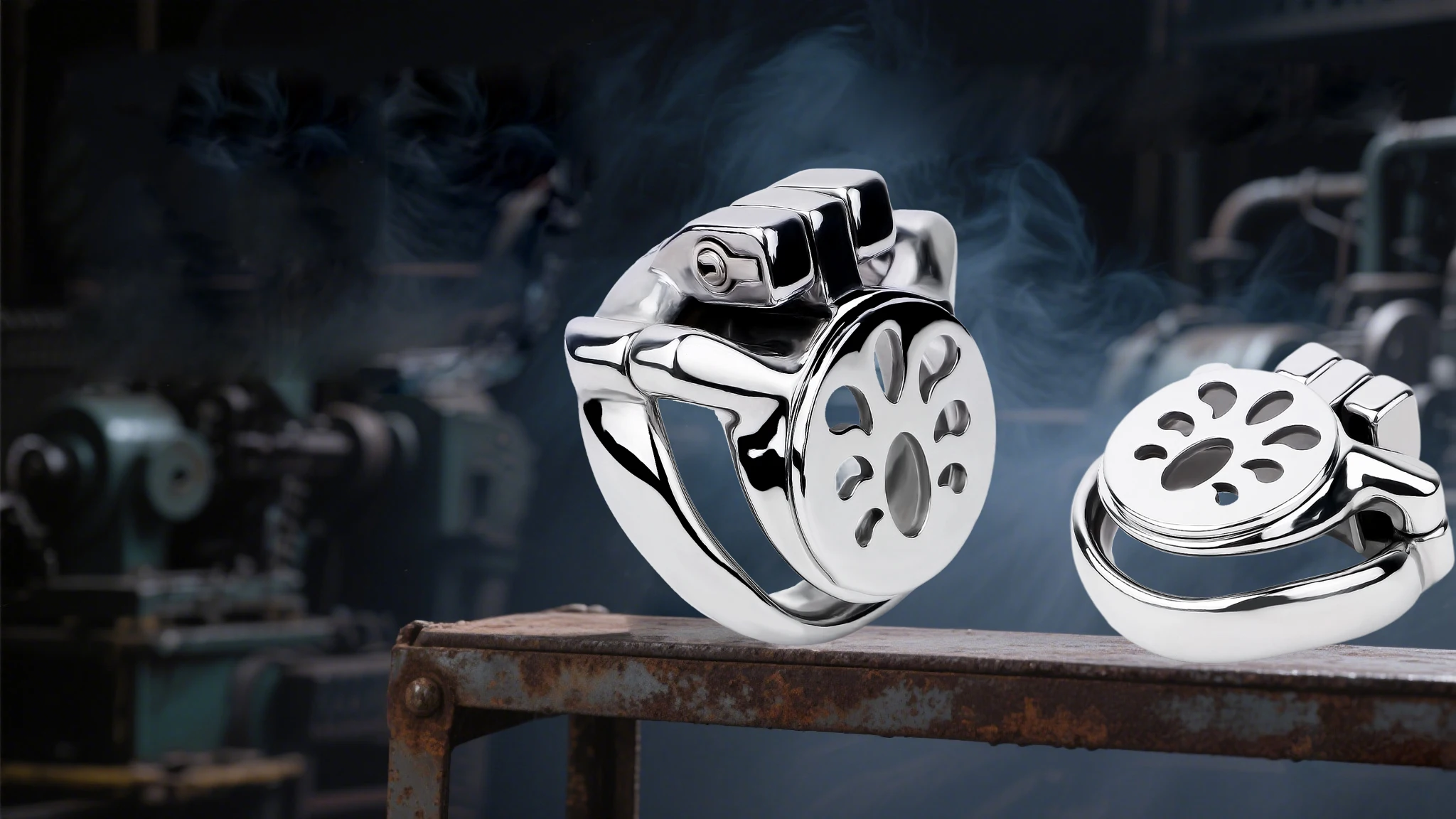 LEZEE Male Negative Chastity Cages Urethral Hole Male Enhancement Ring Penis Cockring Enhancer BDSM Cock Lock Sex Toys For Men LEZEE Male Negative Chastity Cages Urethral Hole Male Enhancement Ring Penis Cockring Enhancer BDSM Cock Lock Sex Toys For Men