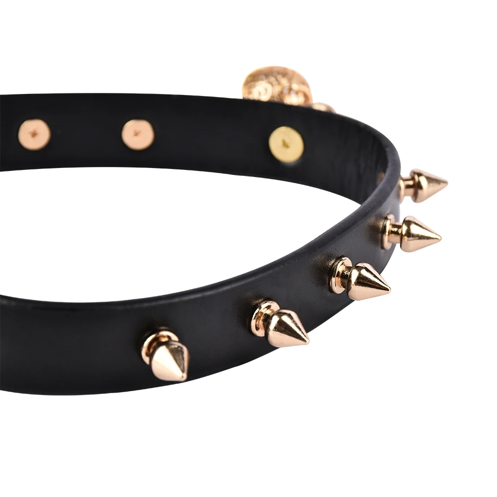 LEZEE Metal Collars Body Bondage Choker Necklace Pleasure Enhance Collar Goth Punk Chain Sexy Chockers Adult Sex Toys For Couple